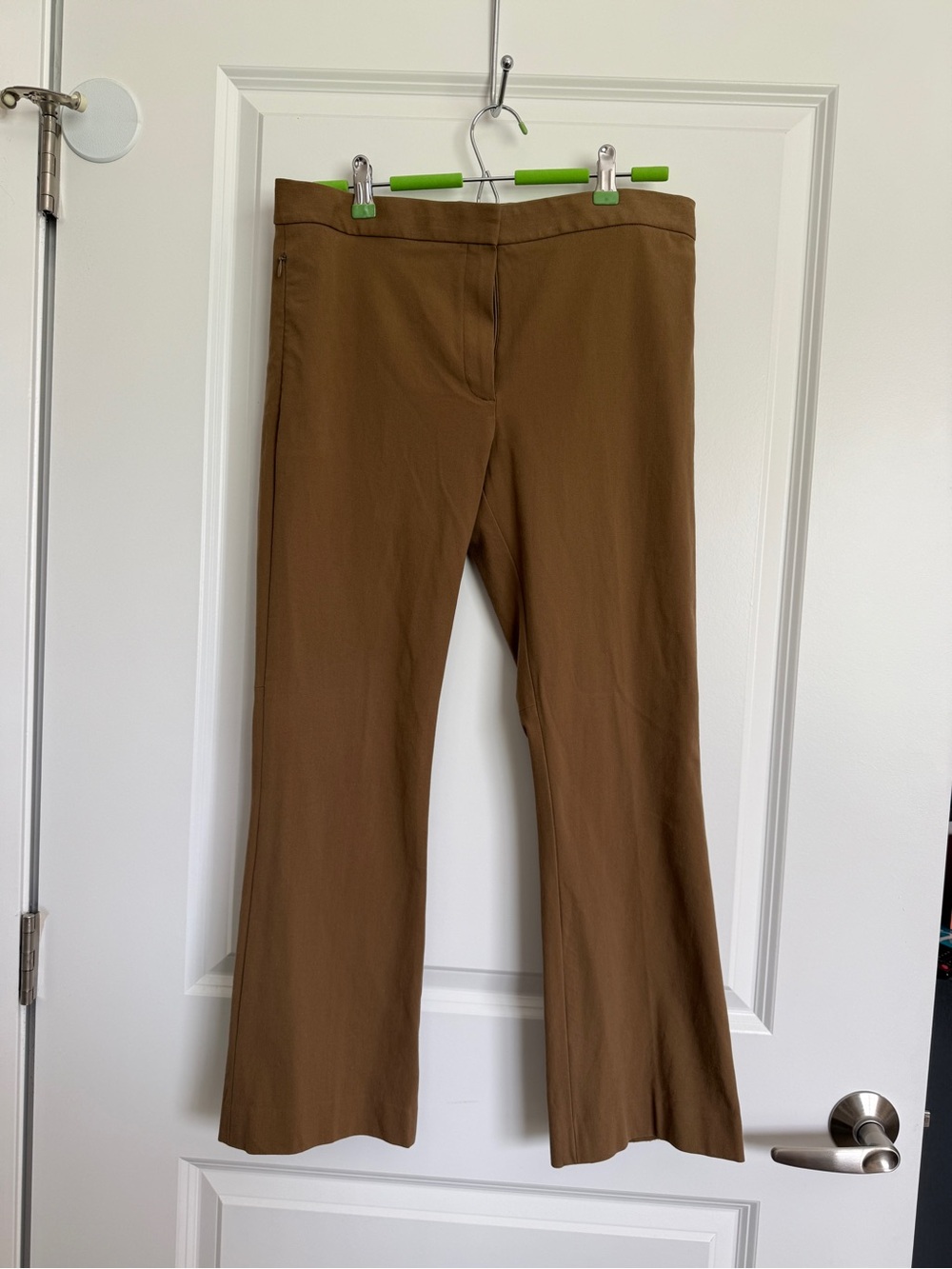 Theory Brown/Camel Flare Pants | Size 8